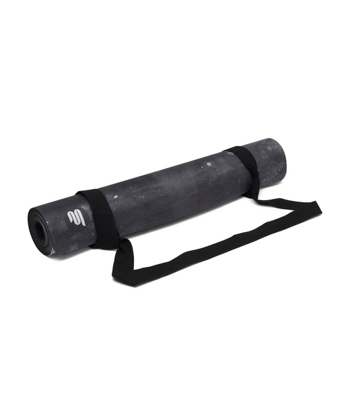 LUXE Eco Yoga Mat - White & Grey Marble