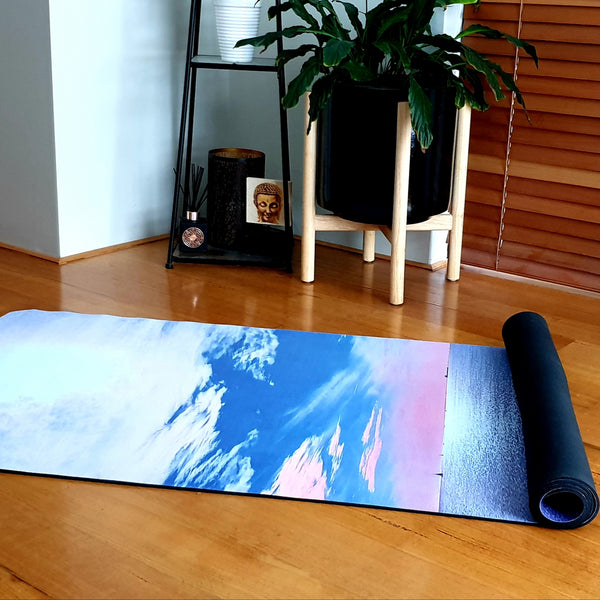 Luxury Eco Yoga Mat - Western Sunset