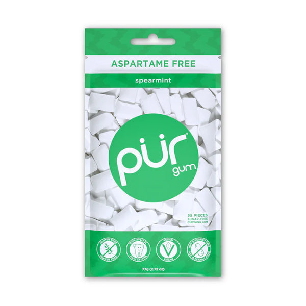 PUR Gum Spearmint 77g Bag