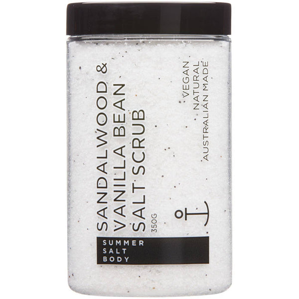 Salt Scrub -Sandalwood & Vanilla Bean - 350g Tub